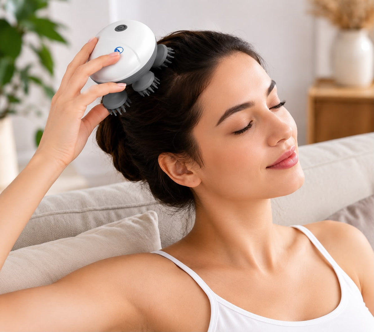 Rechargeable Electric Head Massager
