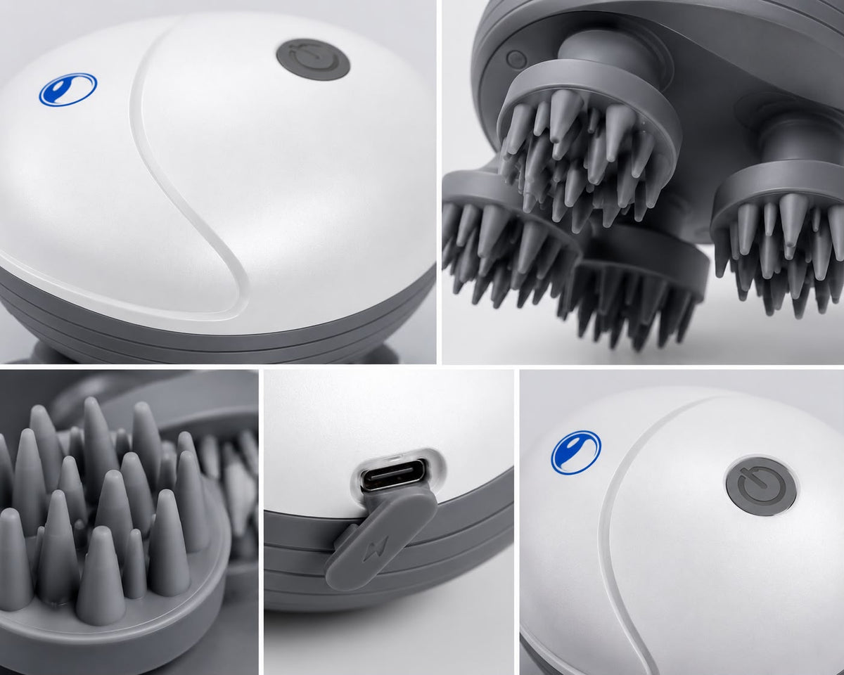 Rechargeable Electric Head Massager