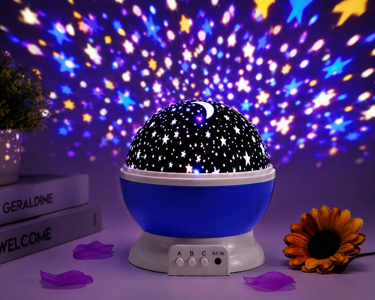 Star Master Moon Night Light Projecter 360 Degree